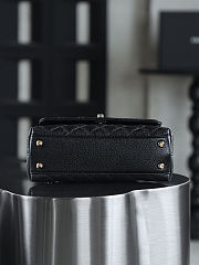 Chanel Coco Small Flap Bag Black size 14x24x10cm - 3