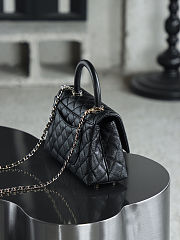 Chanel Coco Small Flap Bag Black size 14x24x10cm - 5