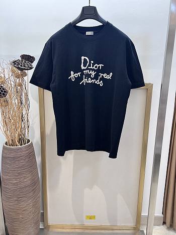 Dior logo black T shirt