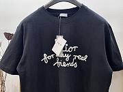 Dior logo black T shirt - 5