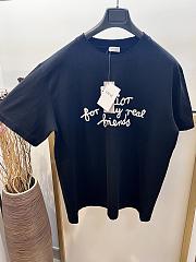 Dior logo black T shirt - 4