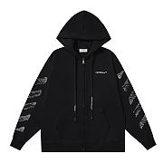Off white black hoddie - 1