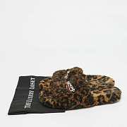 	 Balenciaga Furry Slide brown - 4