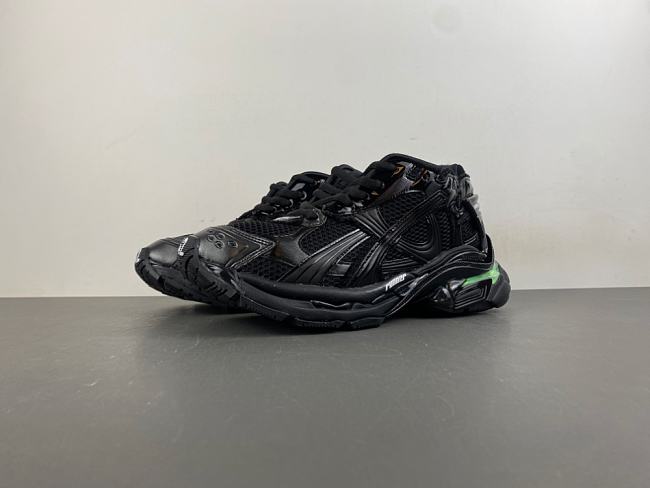Balenciaga Runner black LED shoes - 853225-WRNLD  - 1
