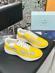 Prada America Cup Soft rubber Yellow Shoes 4E6500-3LLJ-F0377-F-025 - 4