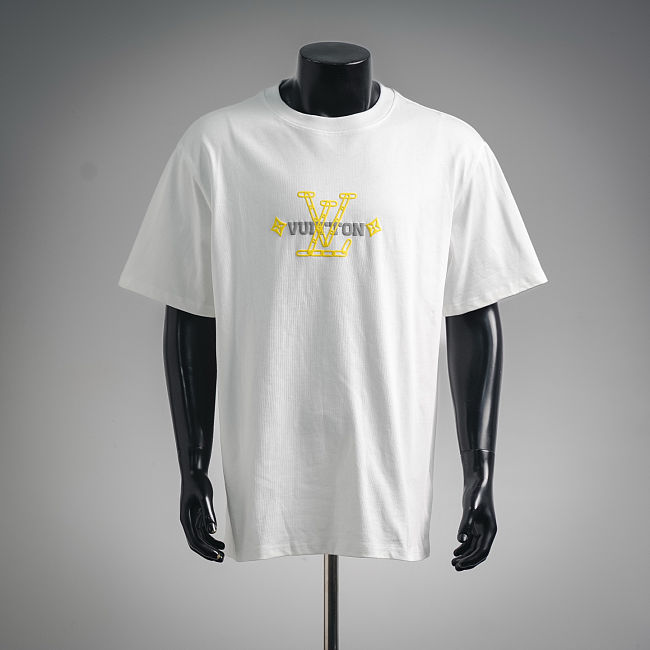 LV yellow logo T shirt - 1
