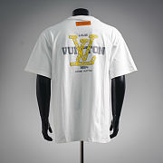 LV yellow logo T shirt - 5
