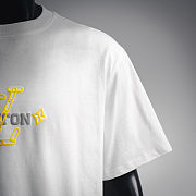 LV yellow logo T shirt - 4