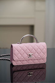 Chanel 25P Grain-embossed calfskin size 11*18.5*6cm - 6