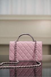 Chanel 25P Grain-embossed calfskin size 11*18.5*6cm - 3