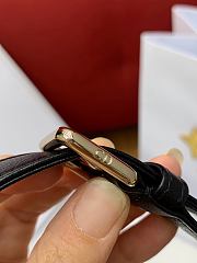 Mini Lady D-Joy Bag Pearlescent White Cannage size 19x10x5 cm  - 3