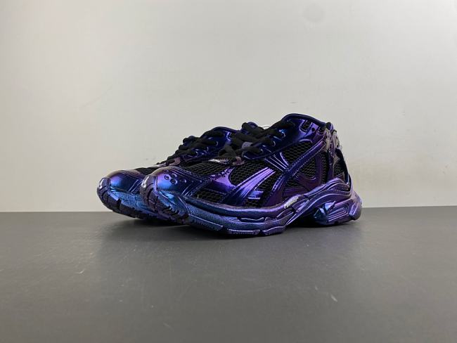 Balenciaga Runner Iridescent Blue Men's - 772774 WRNBT - 1