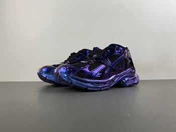 Balenciaga Runner Iridescent Blue Men's - 772774 WRNBT