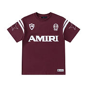 Amiri Burgundy T shirt - 6