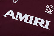 Amiri Burgundy T shirt - 4