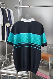  Louis Vuitton Iridescent Jacquard Short-Sleeved Polo - 2