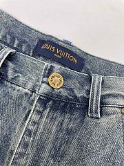 Louis Vuitton Denim Carpenter Shorts Blue  - 6