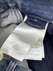 Louis Vuitton Denim Carpenter Shorts Blue  - 3
