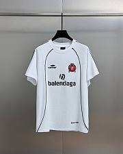 Balenciaga logo  white T shirt  - 1