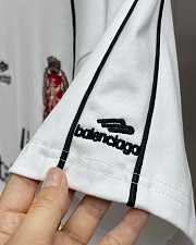 Balenciaga logo  white T shirt  - 6