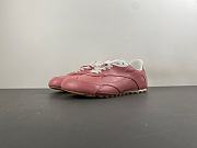  Bottega Veneta pink textured rubber-colored sneaker - 5