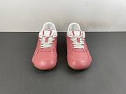  Bottega Veneta pink textured rubber-colored sneaker - 4