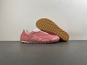  Bottega Veneta pink textured rubber-colored sneaker - 3