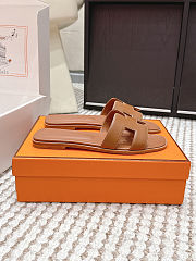 Hermes oran sandals brown - 5