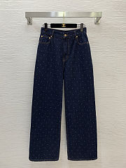  IMMI designer brand high-end custom washed denim cotton jeans - 1