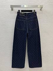  IMMI designer brand high-end custom washed denim cotton jeans - 3