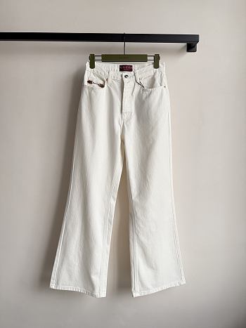 Gucci  Flared jeans in white 