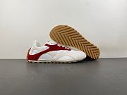 Bottega Veneta off-white and red suede sneaker - 5