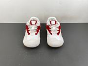 Bottega Veneta off-white and red suede sneaker - 4
