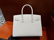 Hermes Birkin 30 Gris Pale Togo Palladium Hardware - 4