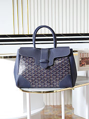 Goyard Saigon Tote navy blue size  34x18x24cm - 4