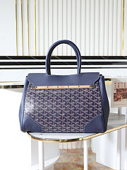 Goyard Saigon Tote navy blue size  34x18x24cm - 3
