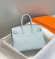 Hermès Birkin 30 Bag – Bleu Hydra Togo Leather with Palladium Hardware - 2