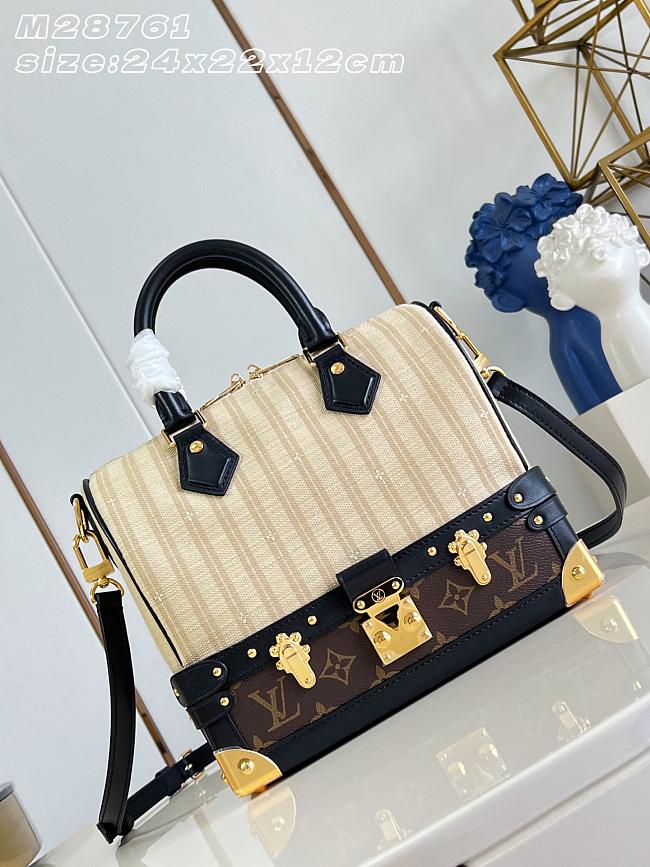 LV Speedy Bandouliére 22 size 24 x 22 x 12 cm - 1