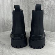 Balenciaga Strike Leather Combat Boot black - 4