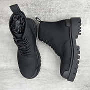 Balenciaga Strike Leather Combat Boot black - 2