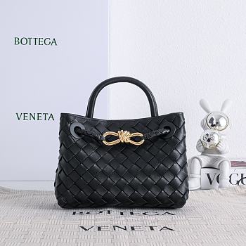 Bottega Veneta Andiamo Small Top Handle Bag – Black