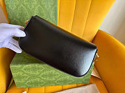 Gucci Horsebit 1955 Small Shoulder black Bag  size 24 × 15 × 5.5 cm - 5