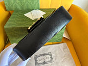 Gucci Horsebit 1955 Small Shoulder black Bag  size 24 × 15 × 5.5 cm - 3