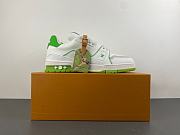 LV trainer, white, grey, and green - 3