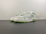 LV trainer, white, grey, and green - 4