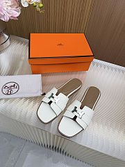 Hermes Women Giulia Sandal white - 1