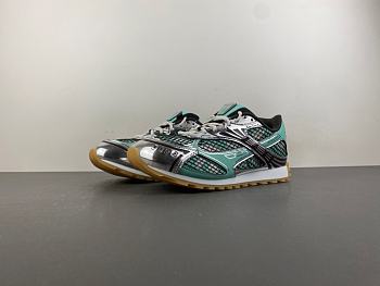Bottega Veneta Orbit Biliard Green Silver