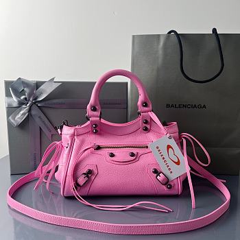 Balenciaga Le City Mini Bag pink color size 24 × 17 × 11.5 cm