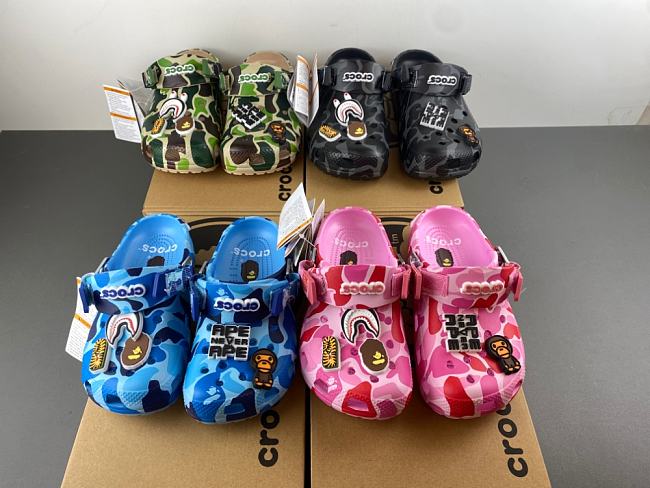 BAPE x Crocs Classic Clog ABC - 1