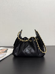 Chanel 26C bucket bag with drawstring mini size 22*21*10cm  - 3